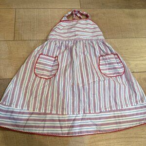 SHRIMP & GRITS KIDS PATRIOTIC RED WHITE BLUE SUMMER SUN DRESS 4T